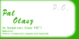 pal olasz business card